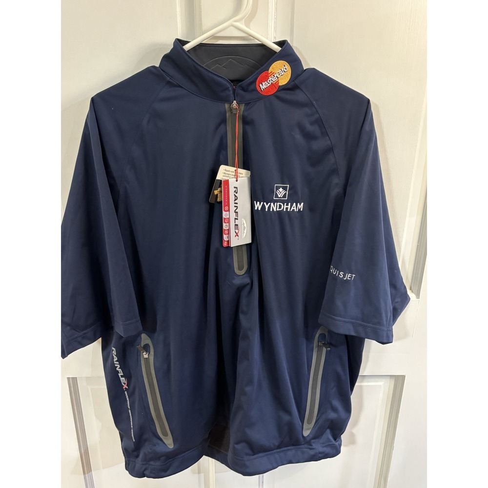 NWT RFX-SS Sun Mountain Rain Flex Men‎ Medium Wyndham Mastercard